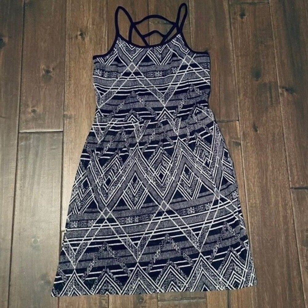 No Boundaries Juniors Aztec Print Dress M 7-9